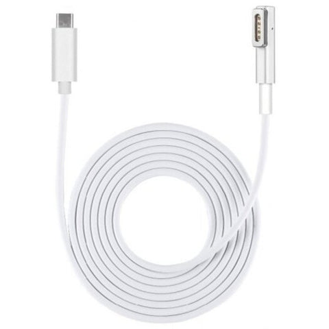 Usb C To Magsate 1 L Tip Power Adapter Cable For Macbook Pro / Air White Laptop Power Adapters/Chargers