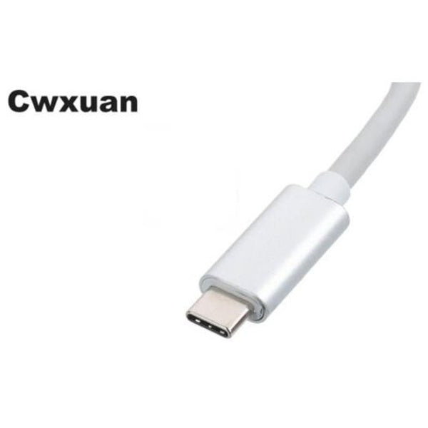 Usb C To Magsate 1 L Tip Power Adapter Cable For Macbook Pro / Air White