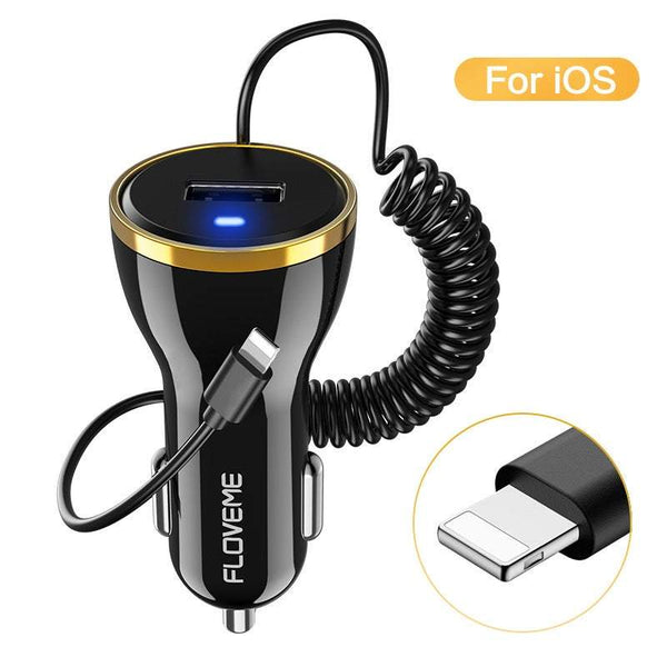 Car Chargers Usb With I Phone Typec And Android Plug Cable Cables & Adapters
