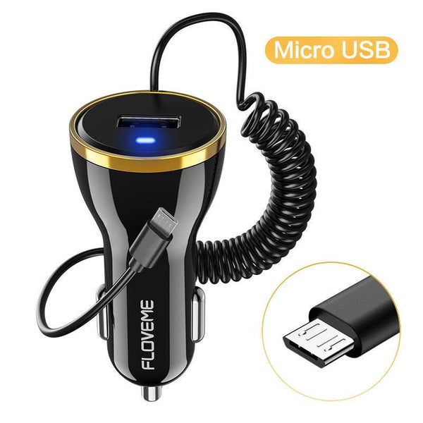 Car Chargers Usb With I Phone Typec And Android Plug Cable Cables & Adapters