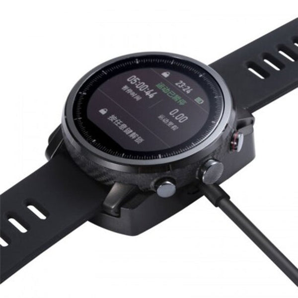 Usb Charging Cradle Charger Cable Dock For Amazfit Stratos 2 / 2S Black Watch Bands