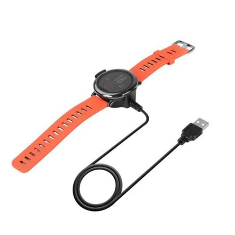 Usb Charging Cradle Dock Charger Cable For Amazfit Pace Watch Black Chargers & Docking Stations