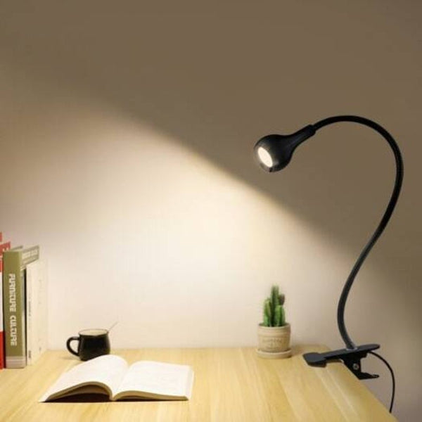 Usb Computer Reading Led Clip Lamp Black Warm Light Reading Lights