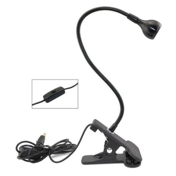 Usb Computer Reading Led Clip Lamp Black Warm Light Reading Lights