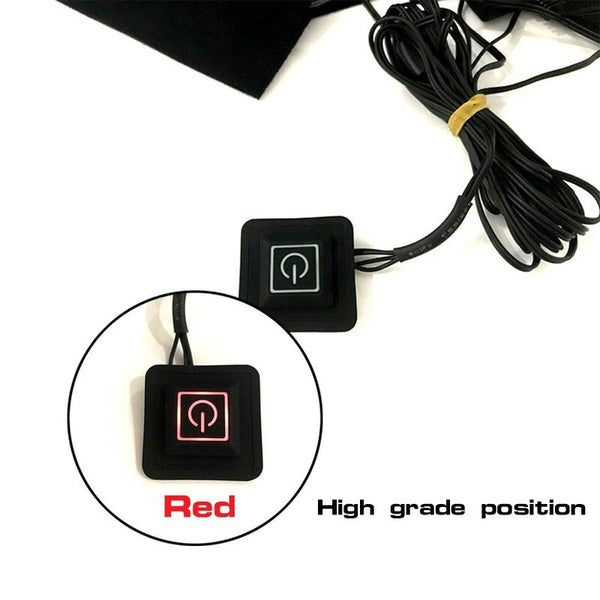 Usb Electric Carbon Fiber Heated Film 3 Gear Temperature Control Switch Down Coat Clothes Heating Pad With Abdominal Machines