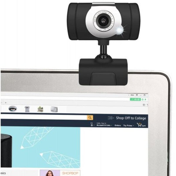 Usb Hd Computer Video Camera Built In Microphone Black Webcams