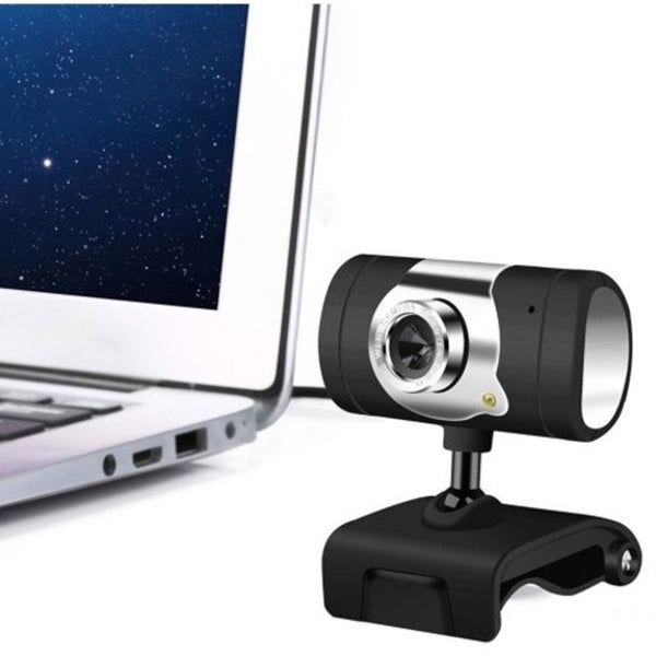 Usb Hd Computer Video Camera Built In Microphone Black Webcams