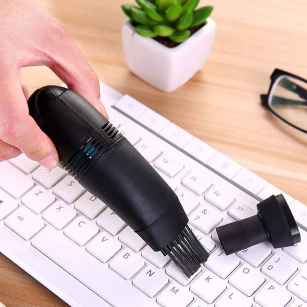 Usb Keyboard Handheld Mini Vacuum Cleaner Pc Laptop Computer Remove Dust Brush Home Office Desk Cleaning Kit Tool