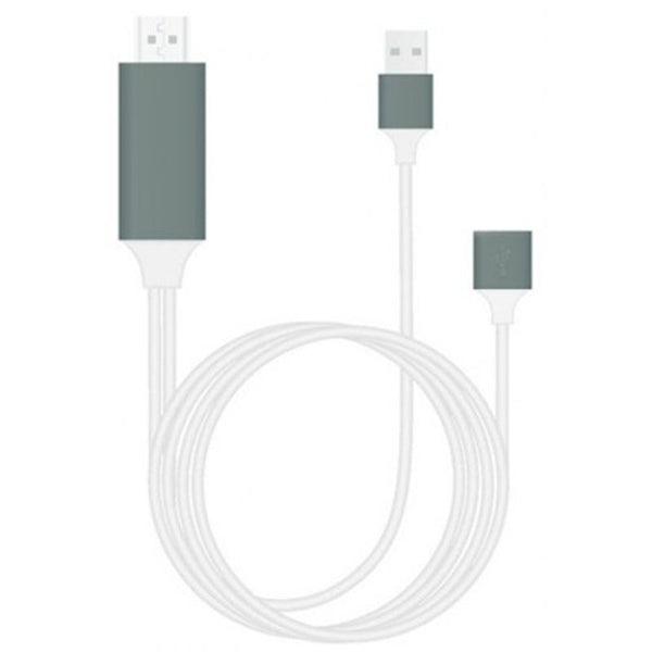 Usb Male Female To Hdmi Adapter Cable 1M Red Cables & Adapters