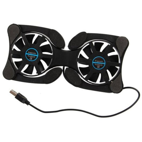 Usb Mini Laptop Fan Cooler Cooling Pad Folding Coller Black Laptop Cooling Pads