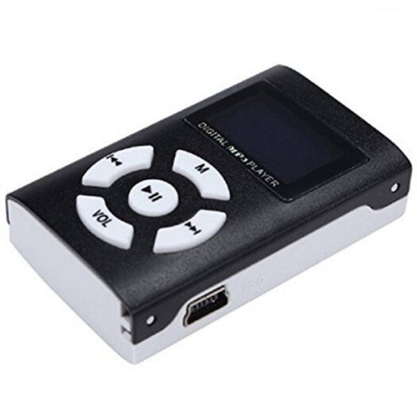 Usb Mini Mp3 Player Lcd Screen Support 32Gb Micro Sd Tf Card Black Ipods & Mp3 Players