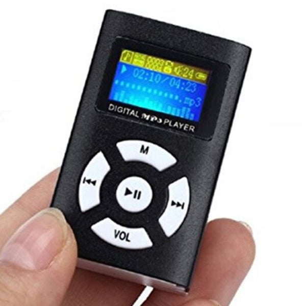 Usb Mini Mp3 Player Lcd Screen Support 32Gb Micro Sd Tf Card Black Ipods & Mp3 Players