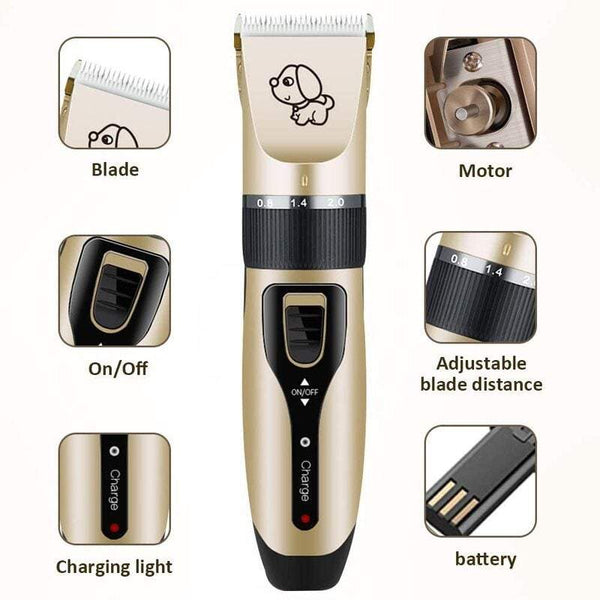 Usb Rechargeable Cat Dog Hair Trimmer Electrical Pet Clipper Cutter Grooming Dog Grooming