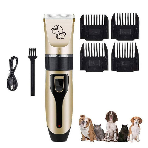 Pet Shearing Clipping Usb Rechargeable Kit Electric Clipper Comb Set Hair Trimmer Dog Grooming