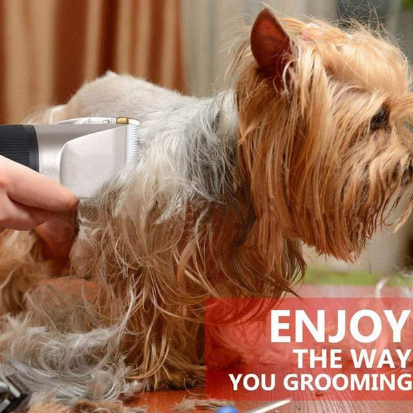 Pet Shearing Clipping Usb Rechargeable Kit Electric Clipper Comb Set Hair Trimmer Dog Grooming
