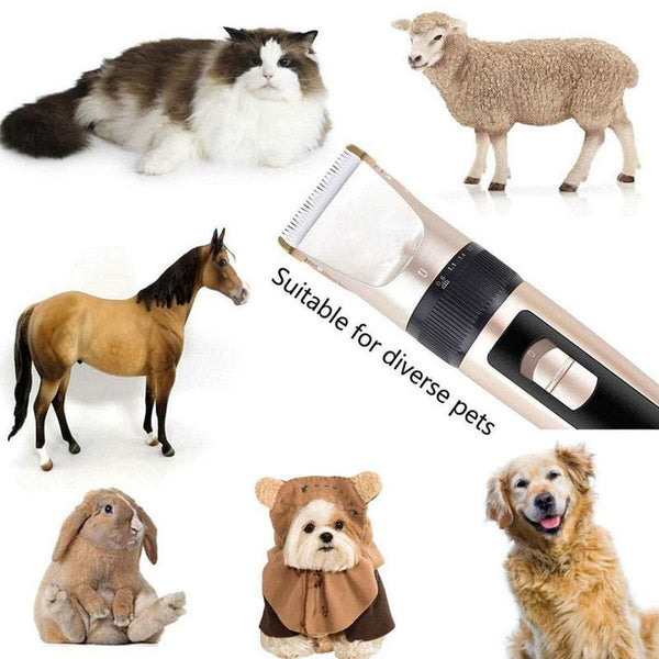 Pet Shearing Clipping Usb Rechargeable Kit Electric Clipper Comb Set Hair Trimmer Dog Grooming
