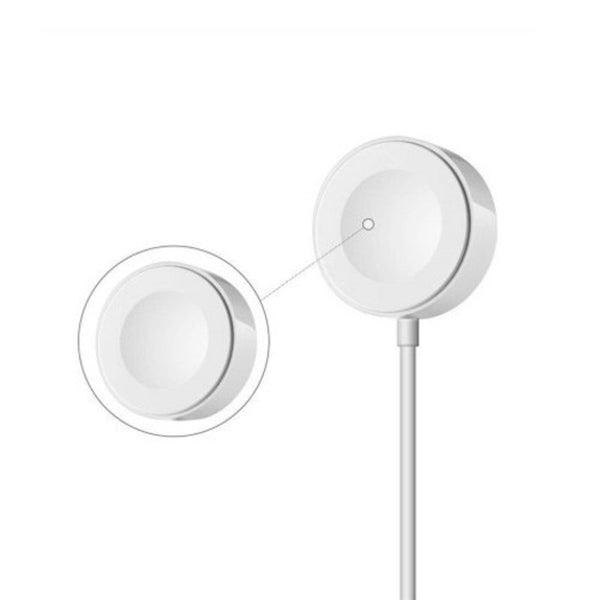Usb Smart Watch Magnetic Wireless Charger For Apple 1 / 2 3 4 White Chargers & Docking Stations