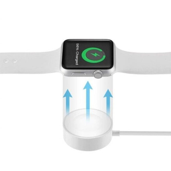 Usb Smart Watch Magnetic Wireless Charger For Apple 1 / 2 3 4 White