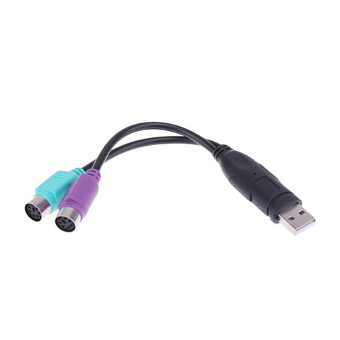 Usb To Dual Ps2 Cable Male Female Adapter Converter Extension Cord For Keyboard Mouse Scanning Gun Wire