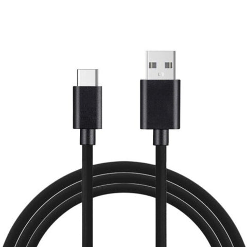 Usb Type C Fast Charge Cable For Sansung Galaxy S8 / S9plus Xiaomi Mi Black