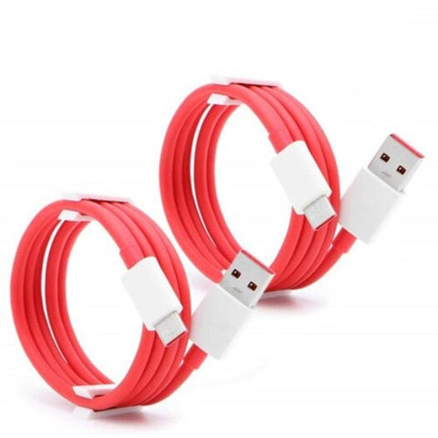 Usb Type C Quick Charge Cable 2Pcs Red