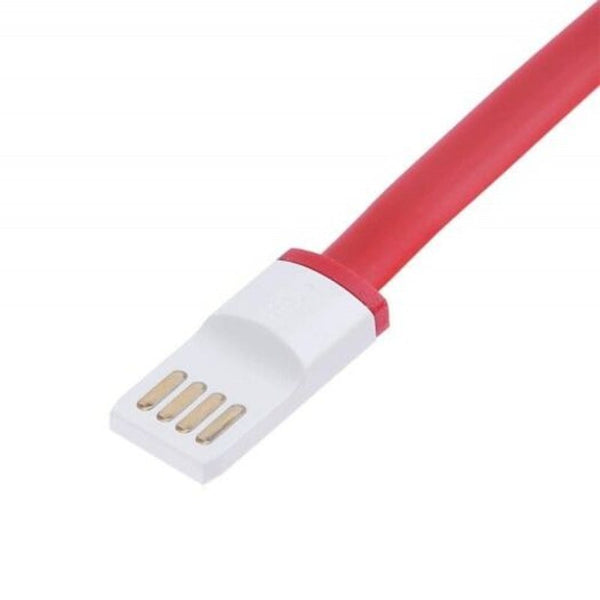 Usb Type C Quick Charge Cable For Oneplus 6T / 5T Xiaomi Red