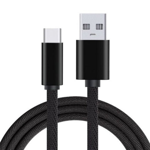 Usb Type C Quick Charging Data Cable For Xiaomi Mix 3 / 8 6X Note Pro Max F1 Black