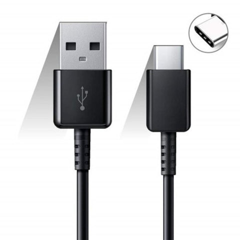 Usb Type C Quick Charging Sync Cable For Samsung Galaxy S10 / S10plus S9plus S8 Black