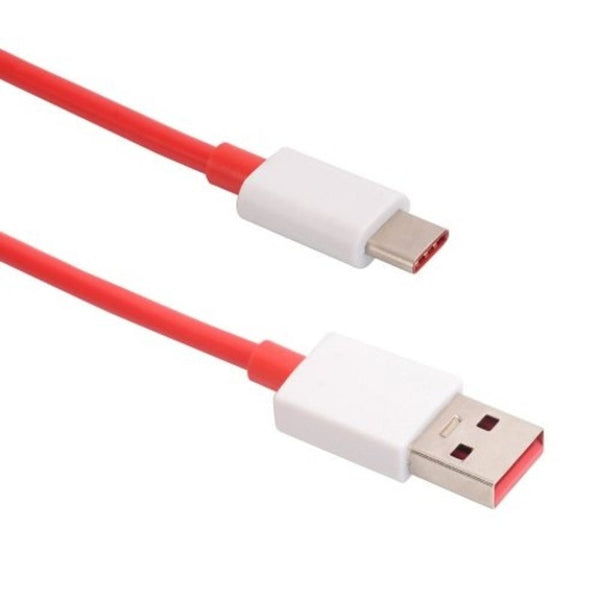 Usb Type C Super Charge Cable For Oneplus 7 Pro / 6T 5T Red Cables & Adapters