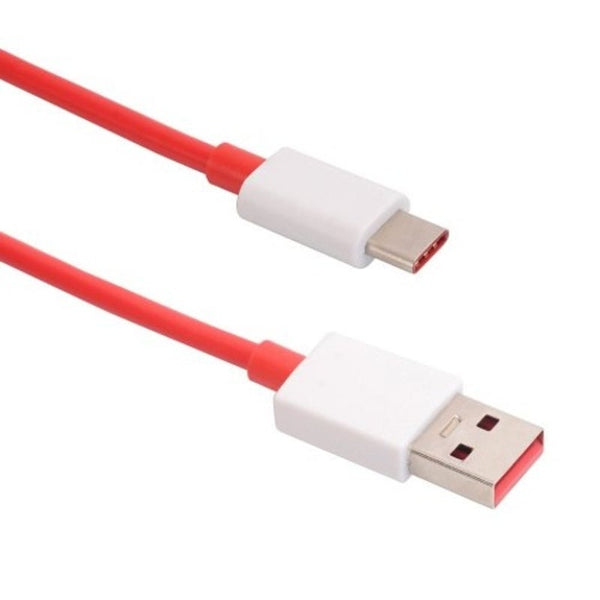 Usb Type C Super Charge Cable For Oneplus 7 Pro / 6T 5T2pcs Red
