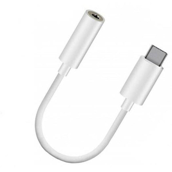 Usb Type C To 3.5Mm Audio Connector Adapter White Cables & Adapters
