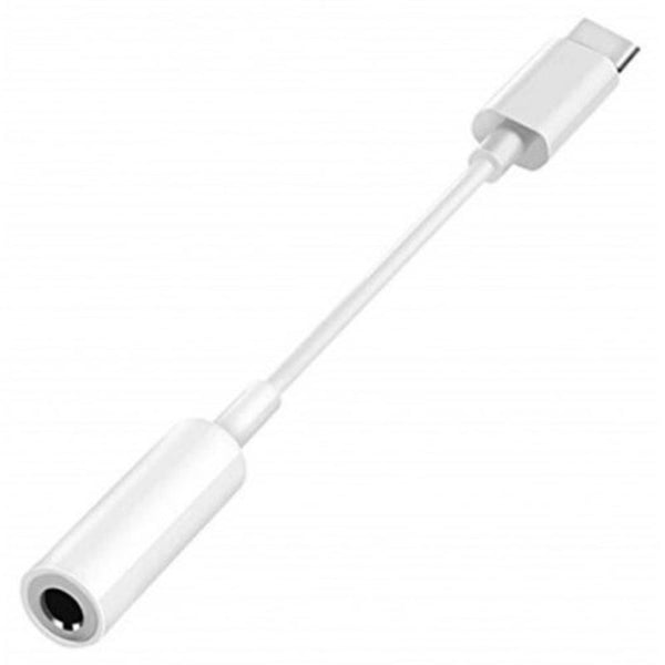 Usb Type C To 3.5Mm Audio Connector Adapter White Cables & Adapters