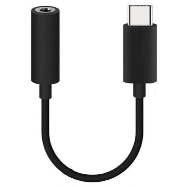 Usb Type C To 3.5Mm Earphone Headphone Adapter Cable Black
