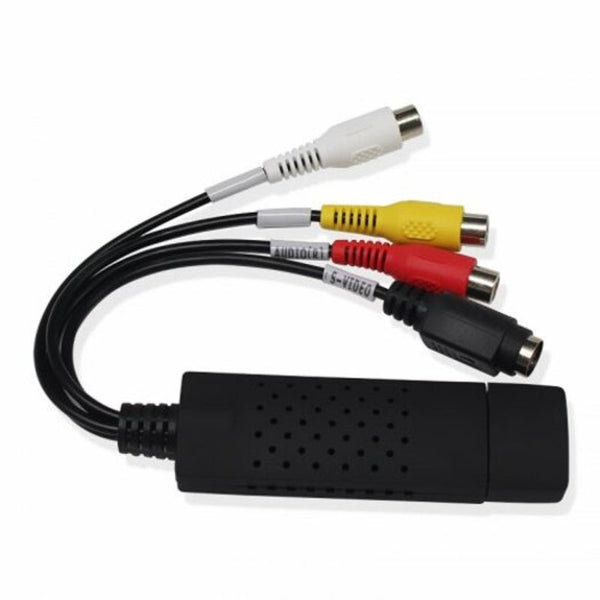 Usb Video Capture Adapter Vhs To Dvd Hdd Tv Card Black Video Capture & Tv Tuner Cards