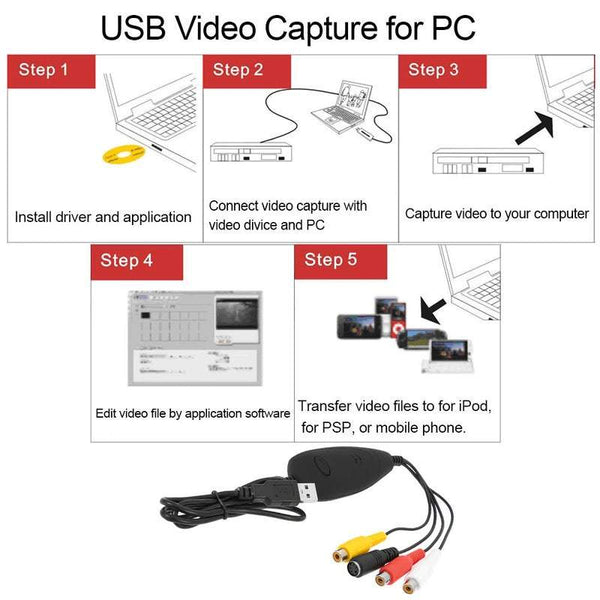 Graphics Video Cards Usb Capture Ezcap172 2.0 Hd Converter Recorder Analog Audio To Digital Format Windows 8 10