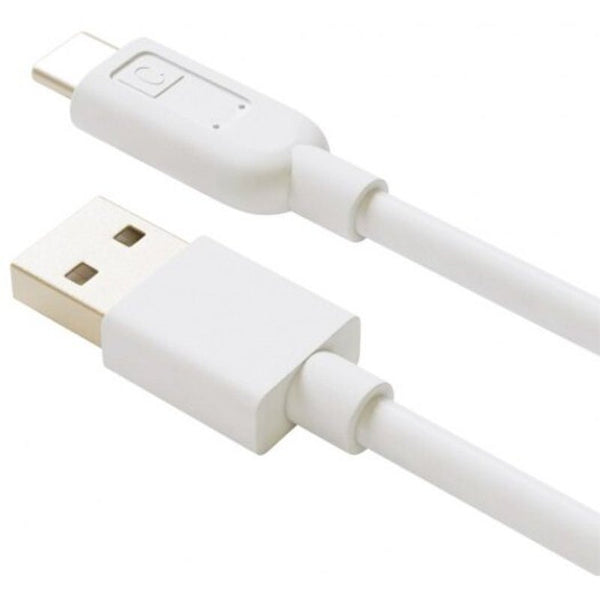 Usb2.0Data Cable 3A Fast Charging For Type Devices White 1.5M
