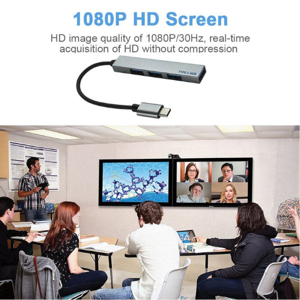 Usb2.0 Hub 4Port Multi Splitter Adapter Docking Station Type C 3.1 Usb Cables Hubs & Adapters