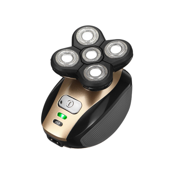 Usb 5 In 1 4D Rotary Electric Shaver Rechargeable Bald Head Beard Trimmer Clippers & Trimmers