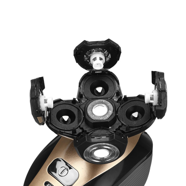 Usb 5 In 1 4D Rotary Electric Shaver Rechargeable Bald Head Beard Trimmer Clippers & Trimmers