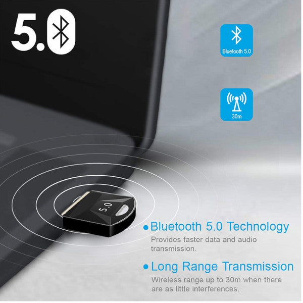 Usb Bluetooth 5.0 Adapter Receiver Dongle 4.0 For Pc Laptop Bt Transmitter