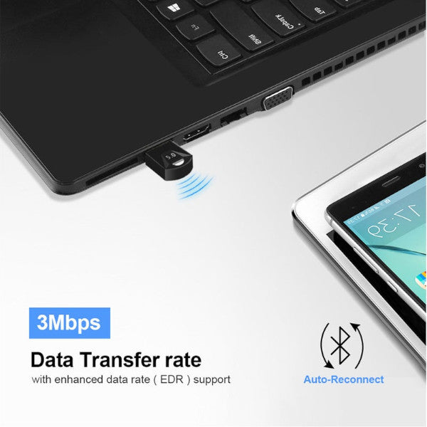 Usb Bluetooth 5.0 Adapter Receiver Dongle 4.0 For Pc Laptop Bt Transmitter