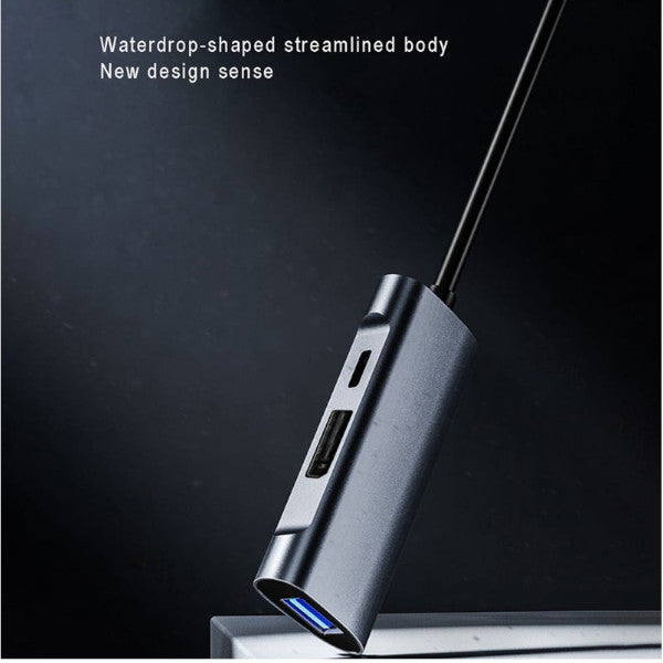Usb C Hub Type Docking Station 3 In 1 4K 60Hz Display Port Pd 60W 2.0 Usb Cables Hubs & Adapters