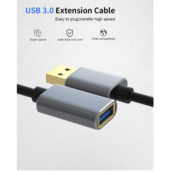 Usb Extension Cable 3.0 Extender For Keyboard Tv Ps4 Xbo One Ssd Usb3.0 To Data Cord Mini Usb Cables Hubs & Adapters