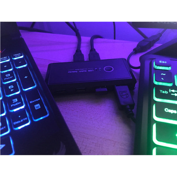 Usb Kvm Switch Box 3.0 2.0 Switcher Port Pcs Sharing 4 Devices For Keyboard Mouse Printer Monitor With Cable Kvm Switches