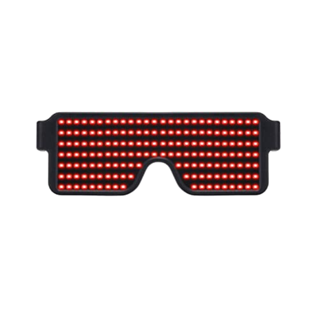 Usb Rechargeable Dynamic Led Light Up 8 Patterns Party Luminous Eyeglasses Favours & Party Bag Fillers