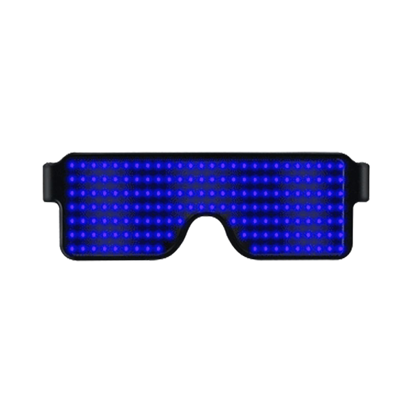 Usb Rechargeable Dynamic Led Light Up 8 Patterns Party Luminous Eyeglasses Favours & Party Bag Fillers