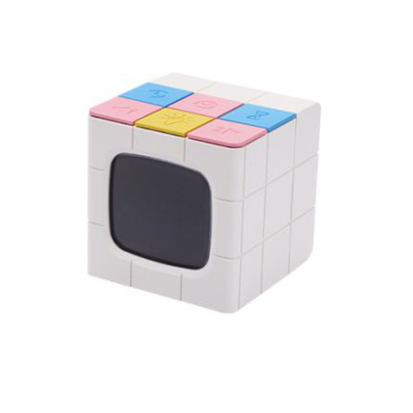 Usb Charging Voice Control Alarm Clock Cube Led Night Light Alarm Clocks & Clock Radios