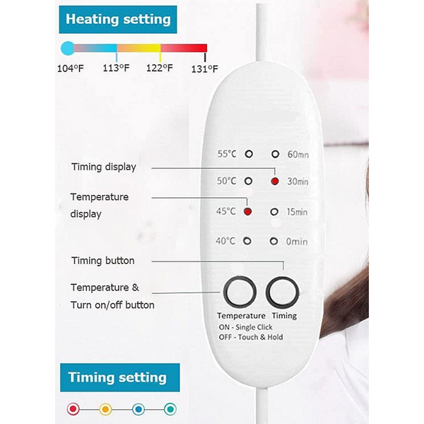 Usb Heated Eye Mask Far Infrared Eyeshade For Dry Hot Compress Puffy Massager Massagers