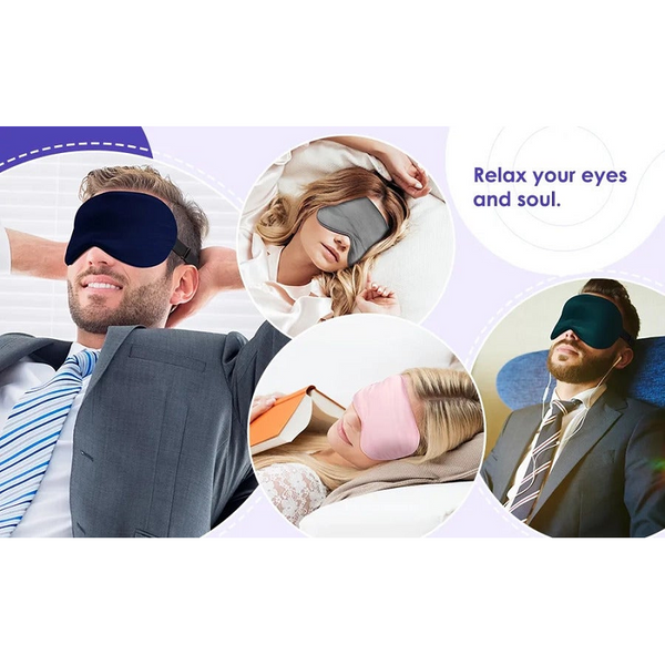 Eye Masks Usb Heated Eye Mask Reusable Silk Steaming Massager Sleeping