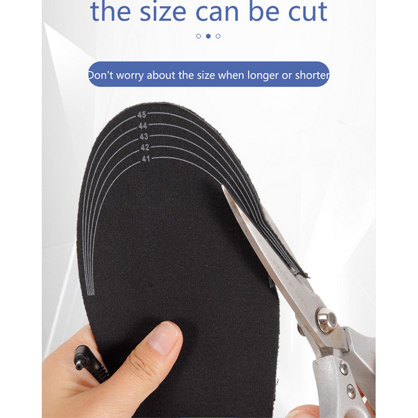 Insoles Usb Heated Shoes Can Be Cut Winter Warm Heating Pad Feet For